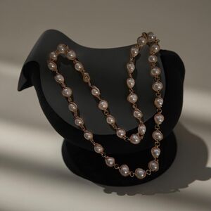 Napier Gold and White Necklace Elegant Jewelry